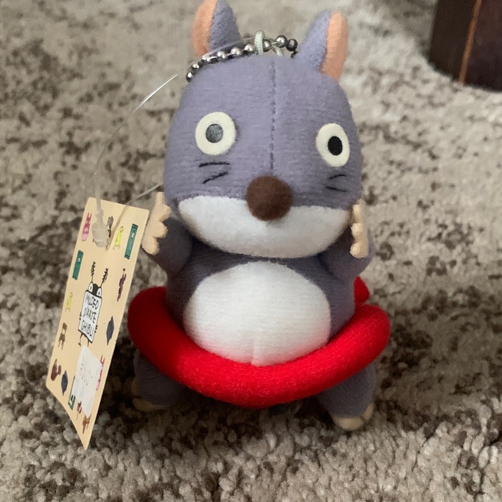 Chu Zumo mascot Studio Ghibli short film A Sumo Wrestler's Tail keyring